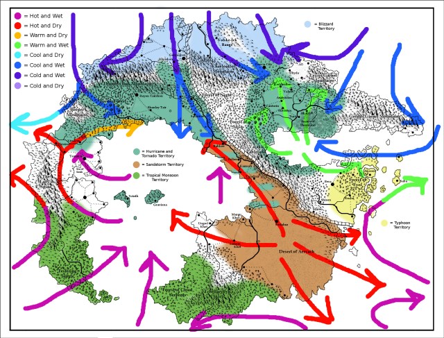 Air Currents and Seasonal Weather